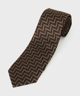 TAKEO KIKUCHI (Men)/タケオキクチ エクストラシルクネクタイ(2002535922) チャ243 【三越伊勢丹/公式】