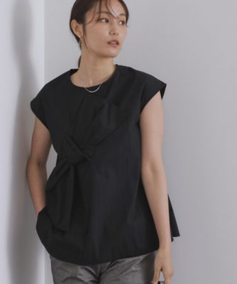 【SALE】OPAQUE.CLIP (Women)/オペークドットクリップ リボンモチーフブラウス(2002535956) クロ019 トップス【三越伊勢丹/公式】