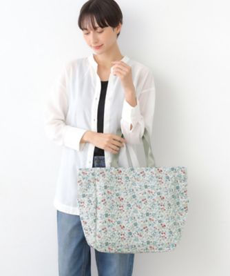 ローラアシュレイ　※トートバッグのみ セール】 ロサ サンクタ柄 スパ バッグ （トートバッグ）｜LAURA