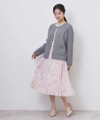 ダブルフェイスコーディガン【洗濯機OK】（2002536190