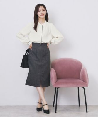 ARTS&SCIENCE ボタニカルダイ タックブラウス 定価66000円