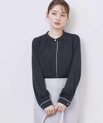 ARTS&SCIENCE ボタニカルダイ タックブラウス 定価66000円 ARTS&SCIENCE ボタニカルダイ タックブラウス 定価66000円