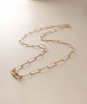 K10ダイヤモンド PCモチーフグラデーション ネックレス