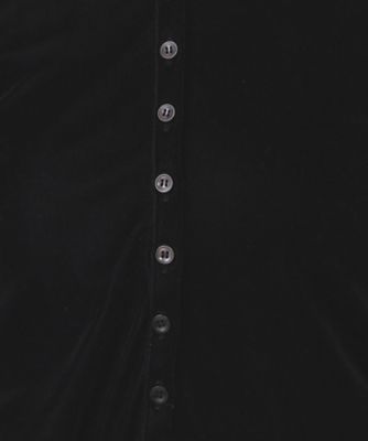 衿付きベロアジャージトップス【洗濯機OK】（2002536267