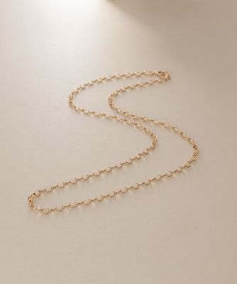 ＜COCOSHNIK (Women)＞Ｋ１０甲丸カットケーブル　ネックレス（２００２５３６２７５）