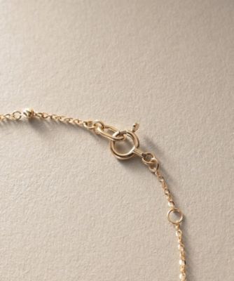 K18フラットキヘイ×ハニーカットビーズ ブレスレット