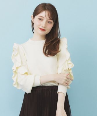 新品タグ付　LOHEN ローヘン　レイヤードスリーブニット　白 RODEO CROWNS WIDE BOWL | メンズドッキングロゴニットトップス