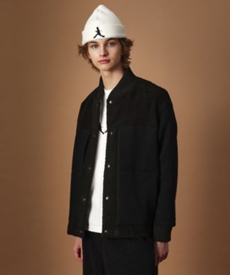 【送料無料】TAKEO KIKUCHI (Men)/タケオキクチ 2重織りモッサボアパイル コンビブルゾン(2002536310) クロ019 コート・ジャケット【三越伊勢丹/公式】