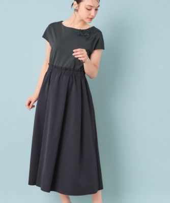 アンサンブル可能】チェックプリントワンピース