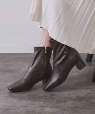 OPAQUE.CLIP (Women)/オペークドットクリップ ベーシックショートブーツ【THEシリーズ/抗菌防臭加工】(2002536350) チャ044 靴【三越伊勢丹/公式】