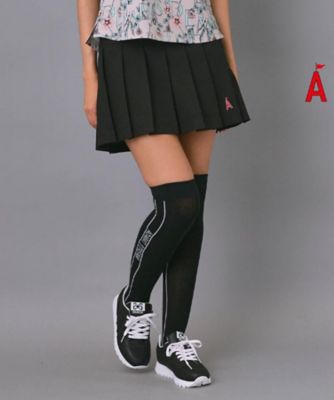 ☆新品☆　adabat　アダバット　レディース　プリーツ　ニットスカート ウエストゴム サイドプリーツデザイン 台形スカート（ミニ