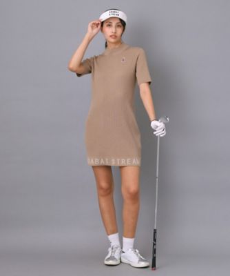 ワイドリブAラインニットワンピ（2002536597） | ADABAT