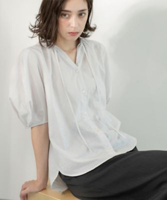 Sienna　　シルク100% フリルブラウス　36 グリーン　セザンヌ Vネック グリーン（緑）系 S SEZANE(セザンヌ) ブラウス・シャツ