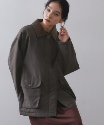 OPAQUE.CLIP (Women)/オペークドットクリップ 《CLASSY掲載》ステンカラー中綿コート(2002536734) グレー014 コート・ジャケット【三越伊勢丹/公式】