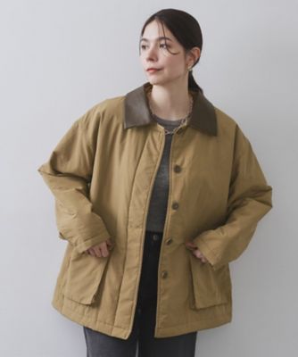 OPAQUE.CLIP (Women)/オペークドットクリップ 《CLASSY掲載》ステンカラー中綿コート(2002536734) ベージュ052 コート・ジャケット【三越伊勢丹/公式】