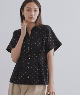 【SALE】OPAQUE.CLIP (Women)/オペークドットクリップ プリントペプラムブラウス(2002536737) クロ119 トップス【三越伊勢丹/公式】