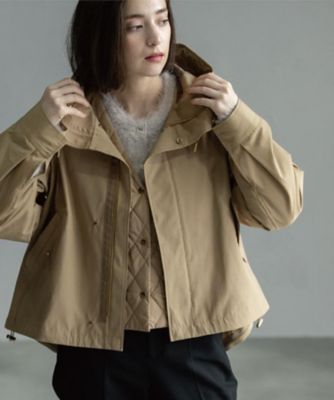 OPAQUE.CLIP (Women)/オペークドットクリップ 《ツインセット》マウンテンパーカー×キルティングベストライナー【撥水/洗濯機OK】(2002536739) チャ041 コート・ジャケット【三越伊勢丹/公式】