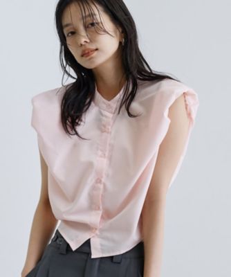 ＜GALLEST (Women)＞【一部店舗限定】ブロードパフショルブラウス（２００２５３６７８６）