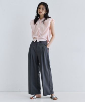 【一部店舗限定】ブロードパフショルブラウス（２００２５３６７８６）