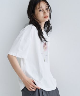 【一部店舗限定】フラワープリントＴ（２００２５３６７９３）