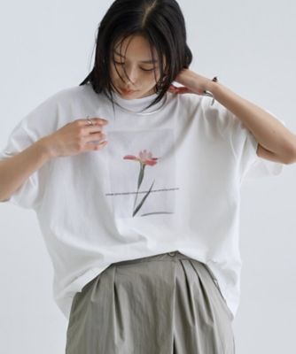 【一部店舗限定】フラワープリントＴ（２００２５３６７９３）