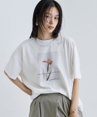 【一部店舗限定】フラワープリントＴ（２００２５３６７９３）