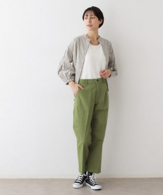 洗える】パッチポケットワークパンツ（2002537168