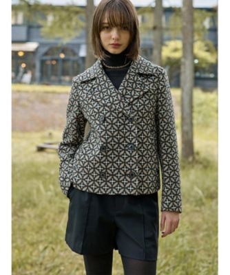 美人百花／モデル美香着用】ウールサキソニーショートパンツ
