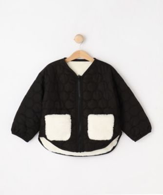 ＜SHOO･LA･RUE (Baby&Kids)＞【１００－１５０ｃｍ／撥水】キルト×ファーリバーシブルブルゾン（２００２５３７３９６）