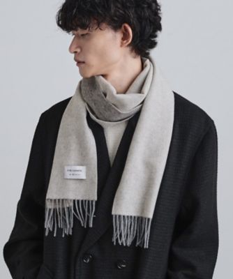 カシミヤ100％】ピュアカシミヤリバーシブルマフラー