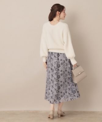 ふわふわ／前後2WAY】フェザーカーディトップス