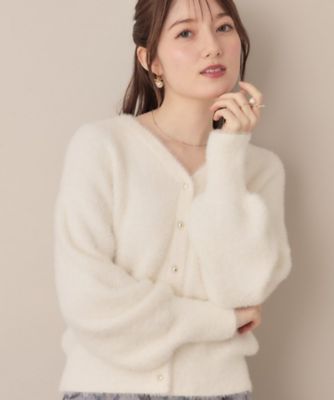 ふわふわ／前後2WAY】フェザーカーディトップス