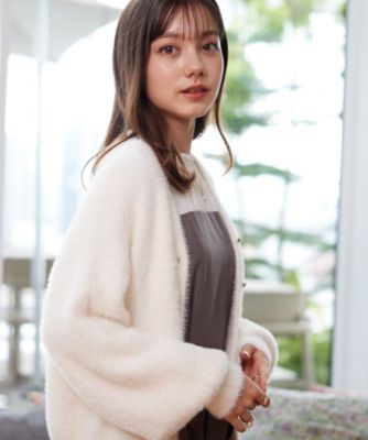 カーディガン 2way puff cardigan Ameri（アメリ）の「2WAY PUFF CARDIGAN（カーディガン/ボレロ）」 - WEAR