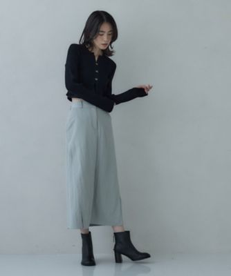 クロップドリブホックカーディガン（2002537715） | GALLEST