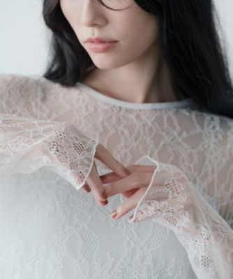 ＜GALLEST (Women)＞レースストレッチカットソー（２００２５３７７３１）