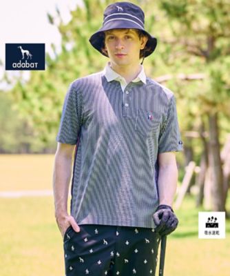 ADABAT STREAM ポロシャツ 撥水加工 櫻井貴史コラボ STREAMポロシャツ