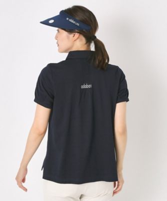 新品未使用　adabat MITSUKE KNIT 八分袖ポロシャツ ニットシャツ CHOYA URBAN STYLE ニット 鹿の子ニット 半袖