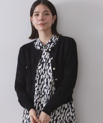 OPAQUE.CLIP (Women)/オペークドットクリップ モールニットクルーカーディガン(2002538022) クロ019 トップス【三越伊勢丹/公式】