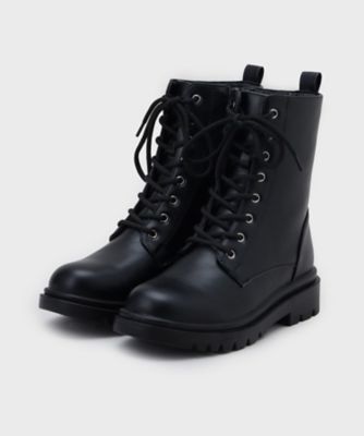 OPAQUE.CLIP (Women)/オペークドットクリップ 厚底タンクソールレースアップブーツ(2002538027) クロ019 靴【三越伊勢丹/公式】