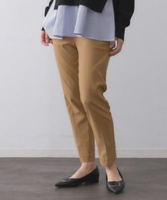 【SALE】OPAQUE.CLIP (Women)/オペークドットクリップ 《SS-LLサイズ》ハイストレッチイージースティックパンツ(2002538028) ベージュ052 パンツ・ズボン【三越伊勢丹/公式】