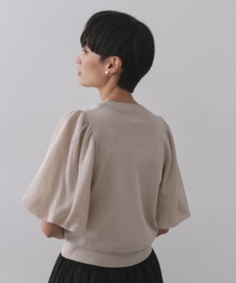 MELT THE LADY クロップドトップス バルーンスリーブ ニット 最終値下げ メルトザレディ クロップドニットトップス melt the