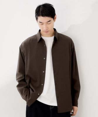 ＜THE SHOP TK (Men)＞シアサッカー長袖シャツ　【軽量／吸水速乾／イージーケア／洗濯機ＯＫ】（２００２５３８０６４）