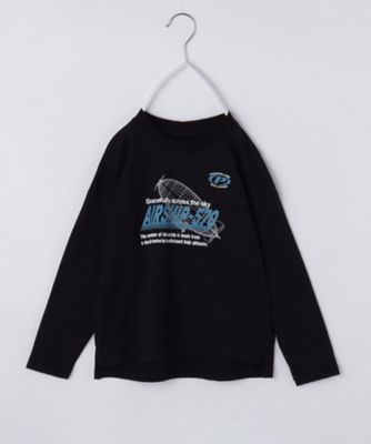 THE SHOP TK (Baby & Kids)/ザ ショップ ティーケー (キッズ）【110-160/6色展開】コットン長袖Tシャツ/洗濯機OK(2002538067) クロ119 トップス【三越伊勢丹/公式】