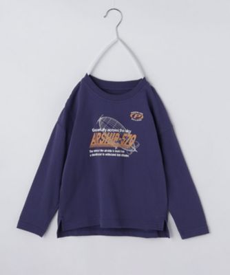THE SHOP TK (Baby & Kids)/ザ ショップ ティーケー (キッズ）【110-160/6色展開】コットン長袖Tシャツ/洗濯機OK(2002538067) アオ192 トップス【三越伊勢丹/公式】