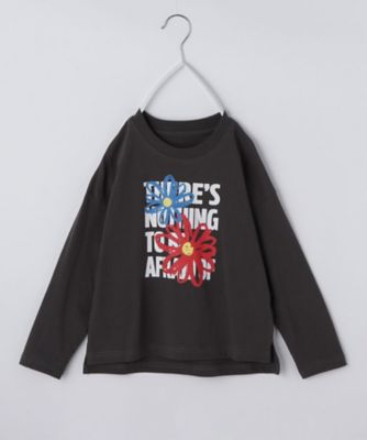 THE SHOP TK (Baby & Kids)/ザ ショップ ティーケー (キッズ）【110-160/6色展開】コットン長袖Tシャツ/洗濯機OK(2002538067) クロ418 トップス【三越伊勢丹/公式】