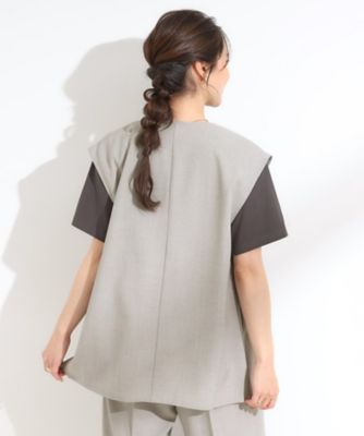 極美品★OLLEBOREBLA アルベロベロ　シースルーベスト　シワ加工 極美品☆OLLEBOREBLA アルベロベロ シースルーベスト シワ加工