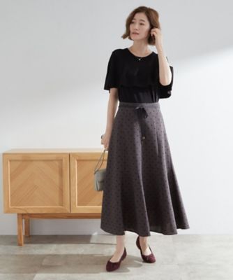 専用♡ カナダ百貨店購入 ティアードフリルのふんわりスリーブニット moment+ ニット セーター 「累計販売枚数1万枚突破