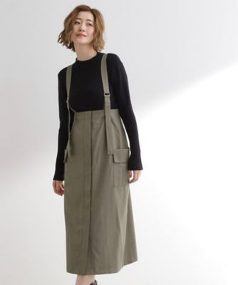 GROVE (Women)/グローブ ONにもOFFにも 大人のサス付きスカート(2002538233) ベージュ054 【三越伊勢丹/公式】