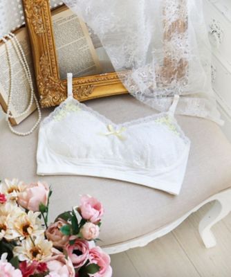 Risa Magli (Women)/リサマリ ジニー おやすみブラ(2002538248) シロ004 ブラジャー【三越伊勢丹/公式】