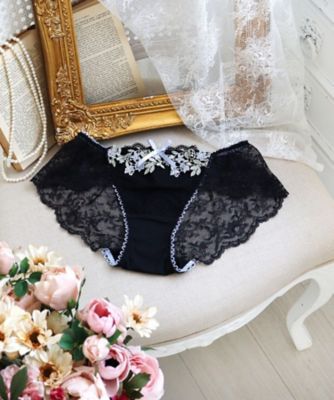 Risa Magli (Women)/リサマリ ジニー レースショーツ(2002538250) クロ019 パンツ・ショーツ【三越伊勢丹/公式】